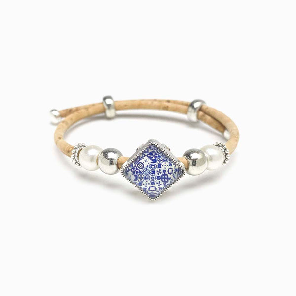 pulseira de cortiça com mandala