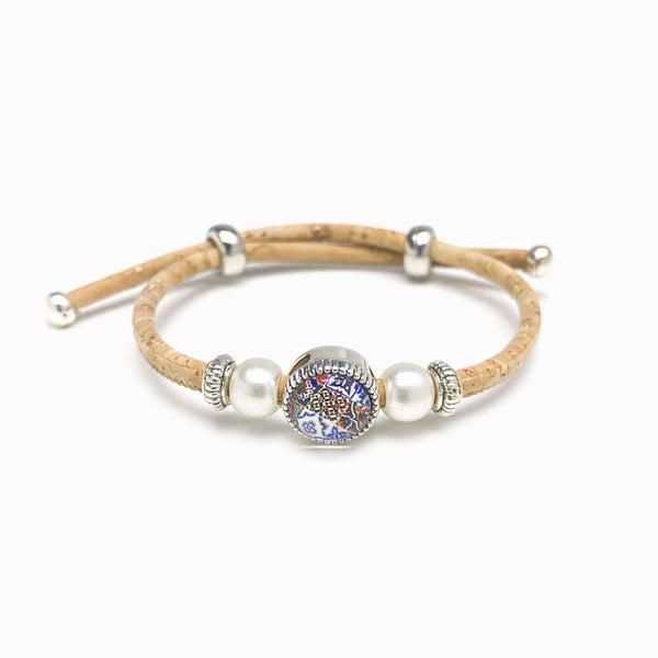 pulseira de cortiça com mandala