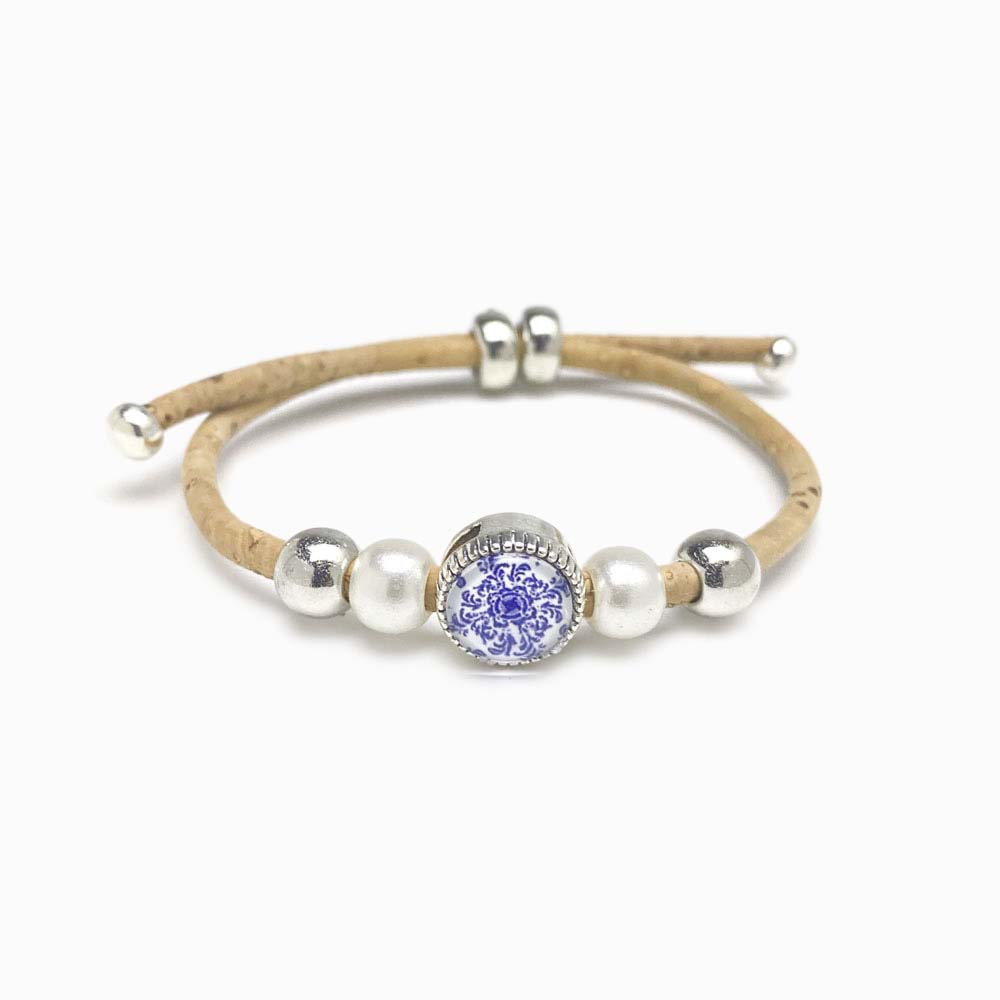 pulseira de cortiça com mandala