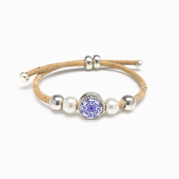 pulseira de cortiça com mandala