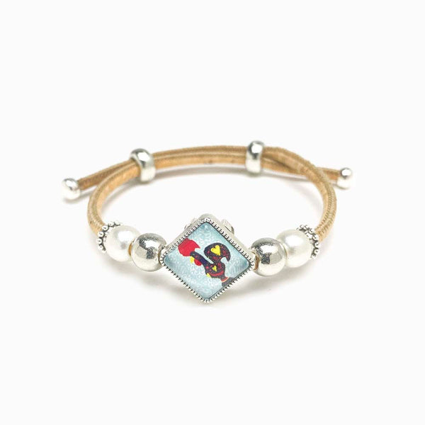 pulseira de cortiça com mandala