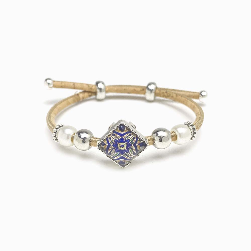 pulseira de cortiça com mandala