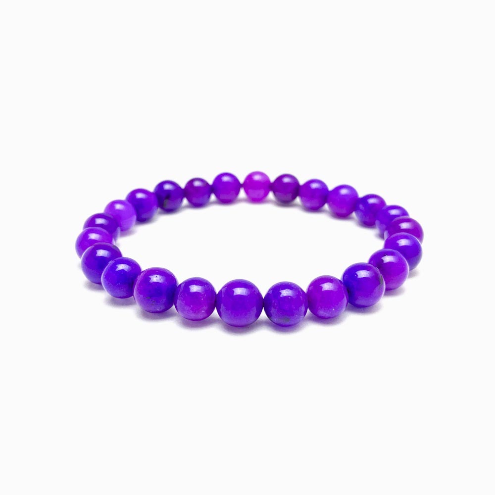 PULSEIRA JADE ROXO 8MM COM FUNDO BRANCO