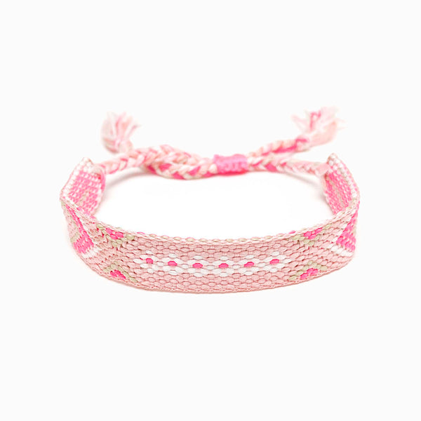 Pulseira macramé colorida