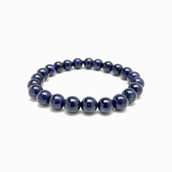 pulseira pedra da estrela 8mm com fundo branco