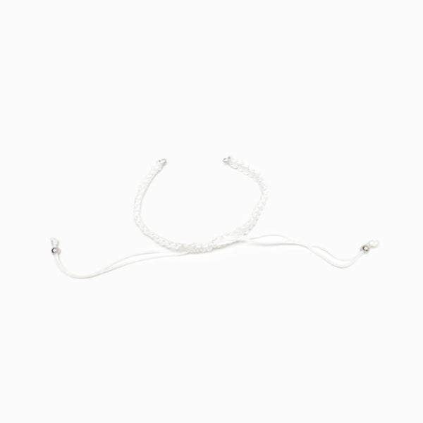 Pulseira macramé ajustável semi pronta