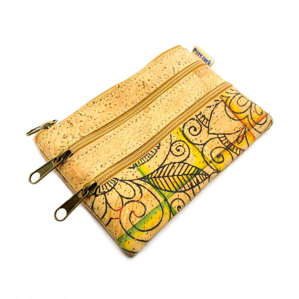 Porta-moedas em Cortiça Natural (13 estilos)