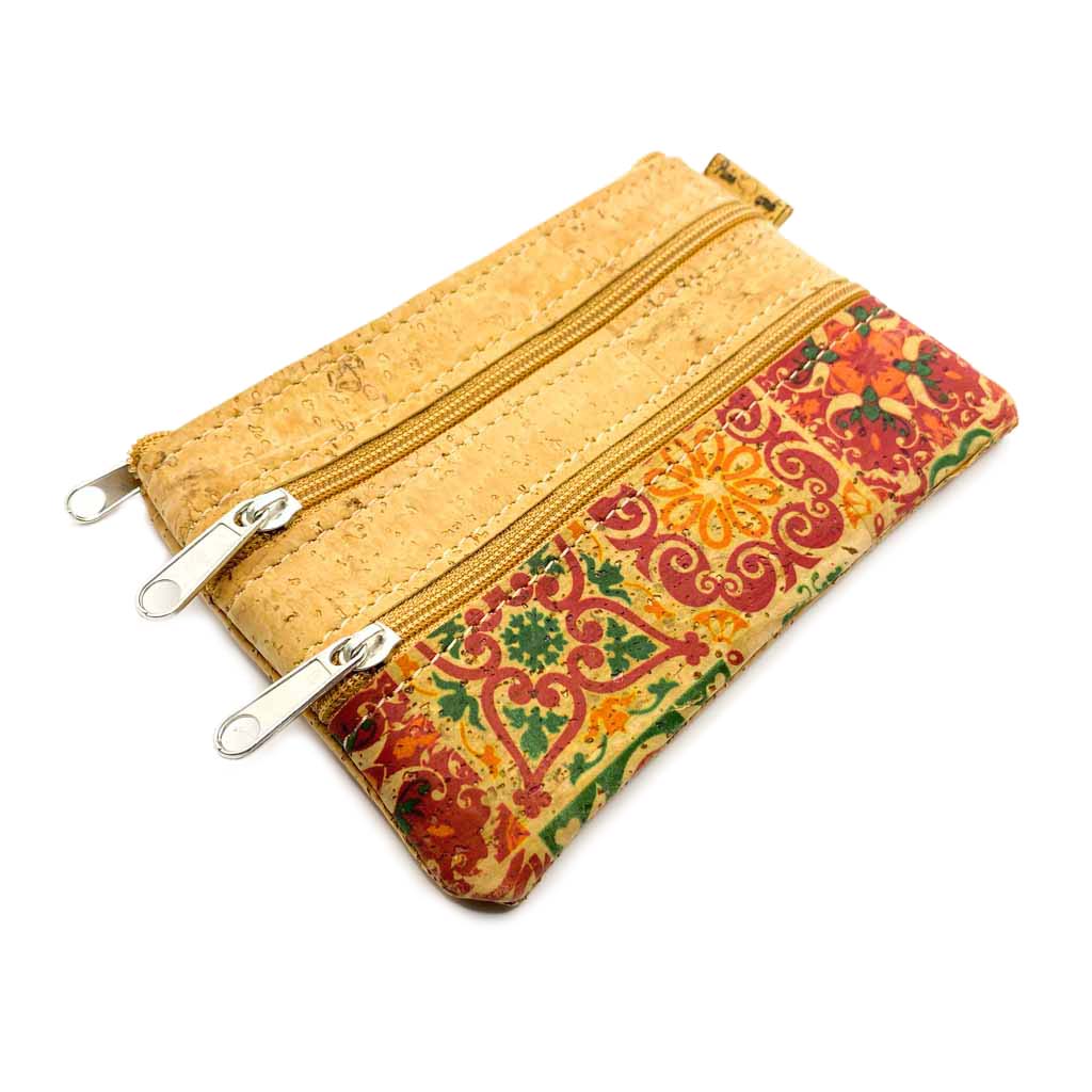 Porta-moedas em Cortiça Natural (13 estilos)