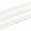 Rendas de Algodão 17mm Branco