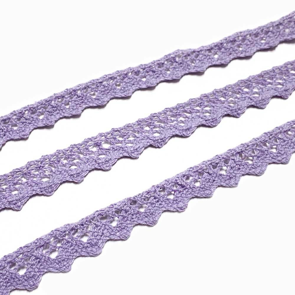 Rendas de Algodão 17mm Lilás