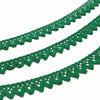 Rendas de Algodão 17mm Verde Bandeira