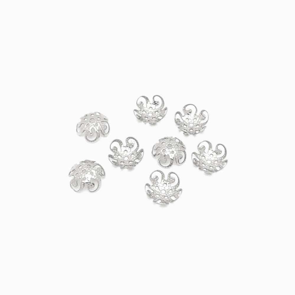 Pack 20 Separador em Aço Inox Prateado 8mm