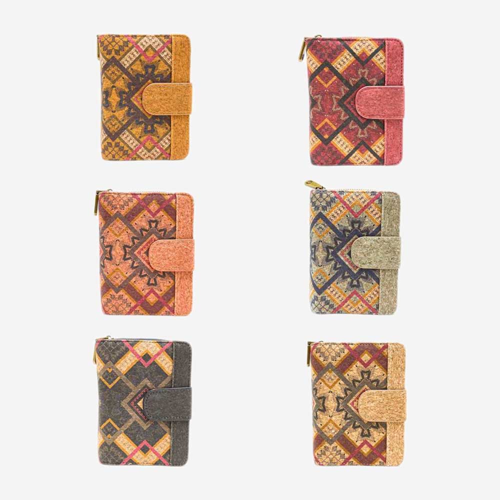 Set 6un Carteira de Cortiça City MC131021