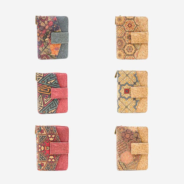 Set 6un Carteira de Cortiça Eco-Smart Pouch MC131011