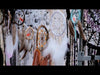 Dream catchers swinging in the air