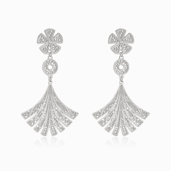 Brincos 55x30mm BR1320 - Aço Inox Prateado