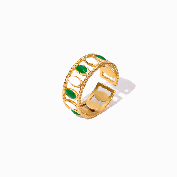 Anel Geométrico Ajustável JZ1536 - Aço Inox