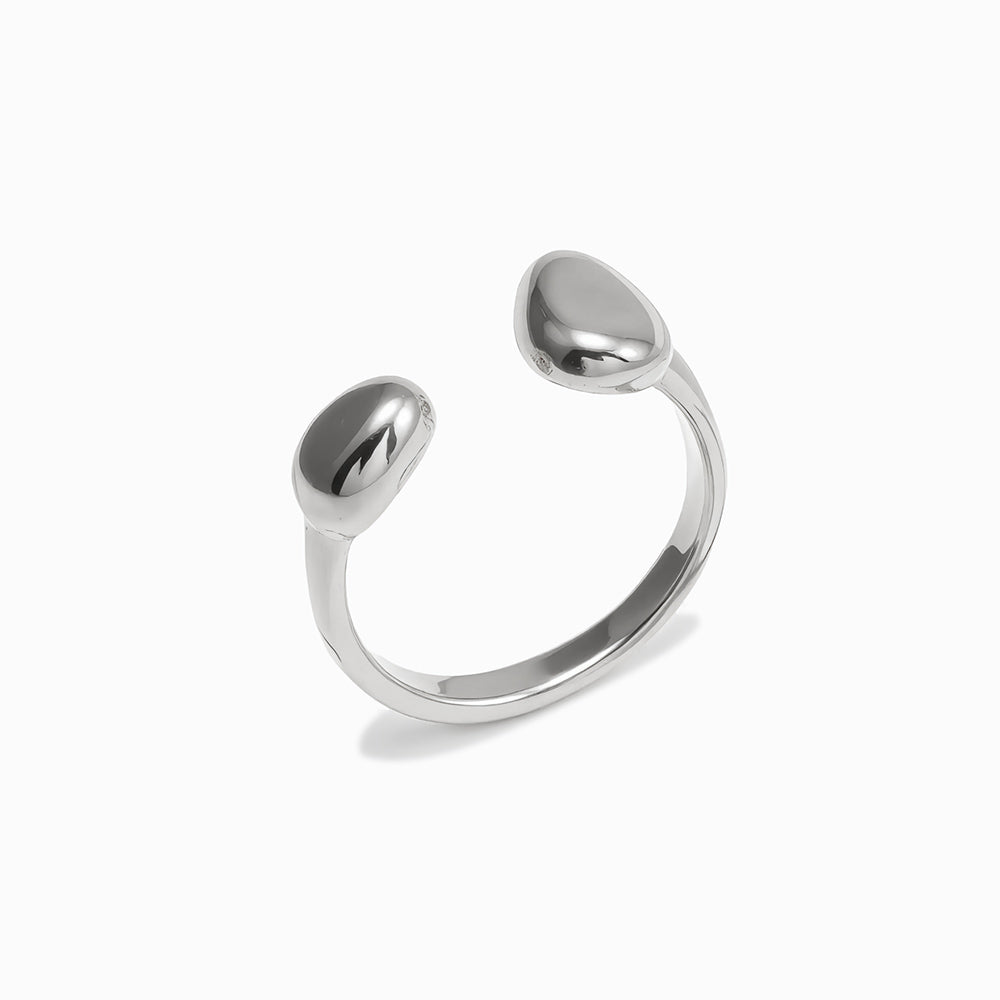 Anel Minimalista 17.2mm JZ1572 - Aço Inox Prateado