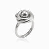 ANEL ROSA JZ1588 AÇO INOX PRATEADO