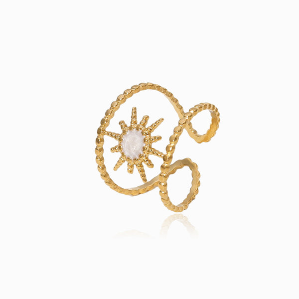 Anel Ajustável Sol JZ1530 - Aço Inox