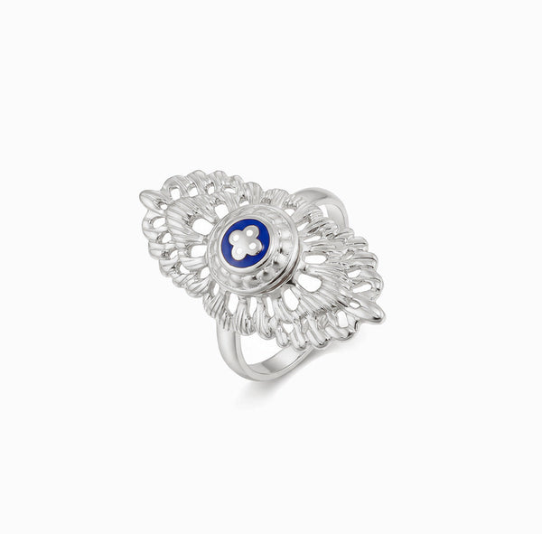 Anel Tradicional Ajustável JZ1598 - Aço Inox Prateado