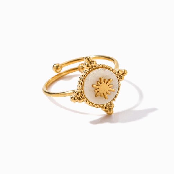 Anel Vintage 17.7mm JZ1549 - Aço Inox