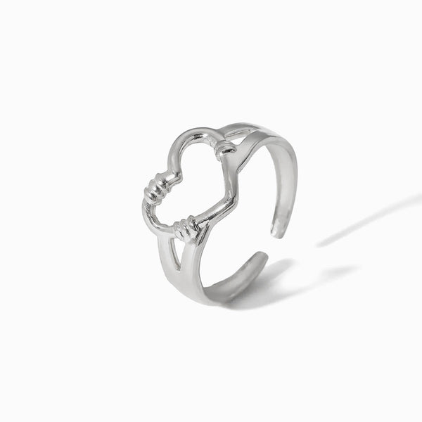 Anel Ajustável JZ1164 - Aço Inox Prateado