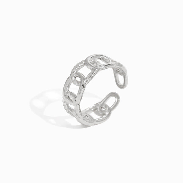 Anel Ajustável JZ1275 - Aço Inox Prateado