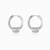 Brincos Argola 10mm BR1333 - Aço Inox Prateado