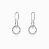 Brincos com Argolas 36x16mm BR3059 - Aço Inox Prateado