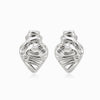 Brincos Coração de Viana 24x17mm BR1589P - Aço Inox