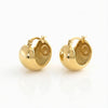 Brincos Geométrico 20x19mm BR3049 - Aço Inox Dourado