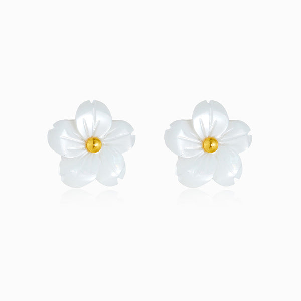 Brincos Flor 12mm BR1473 - Aço Inox