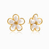 Brincos Flor 28mm BR1479 - Aço Inox