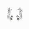 Brincos Geométricos 38x16mm BR1384 - Aço Inox Prateado