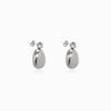 Brincos Geométricos 20x11mm BR1411 - Aço Inox Prateado