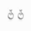 Brincos Geométricos 17x13mm BR1481 - Aço Inox Prateado