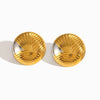 Brincos Geométricos 30mm BR1490 - Aço Inox