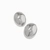 Brincos Geométricos 23x18mm BR1510 - Aço Inox Prateado