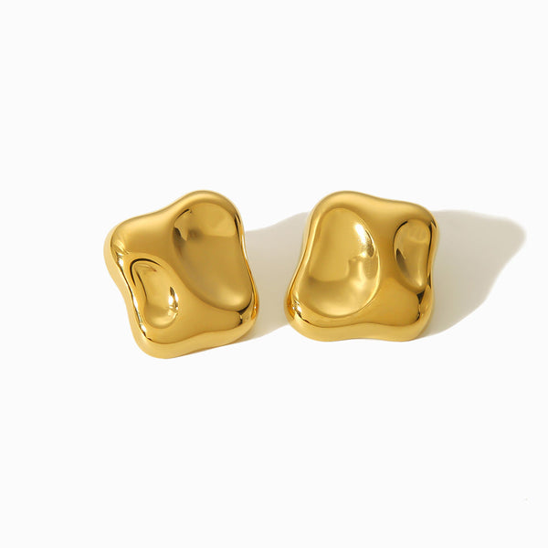Brincos Geométricos 21x20mm BR1536 - Aço Inox