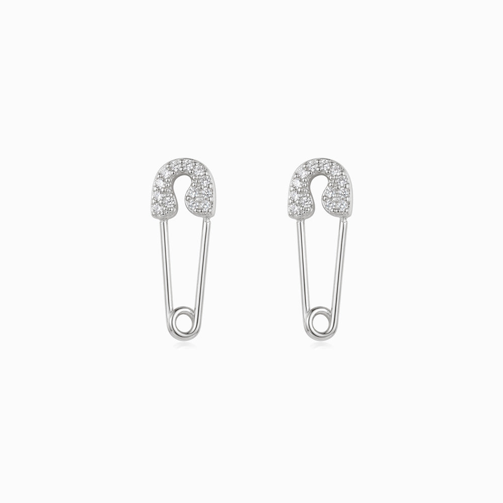 Brincos Alfinete com Brilhantes BR1784P-MBE025 - Aço Inox