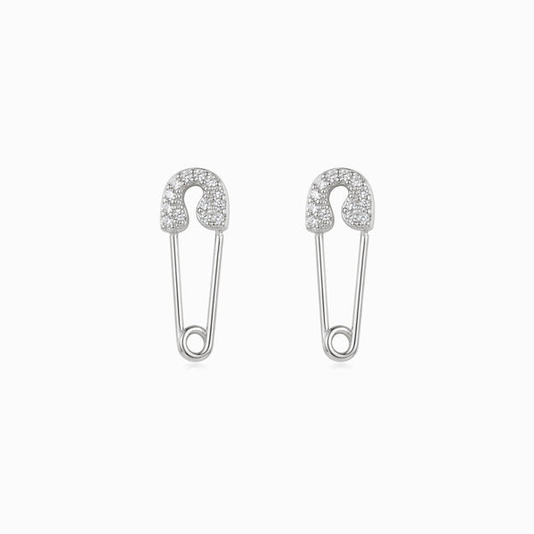 Brincos Alfinete com Brilhantes BR1784P-MBE025 - Aço Inox