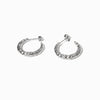 Brincos C 22x22mm BR1142 - Aço Inox Prateado