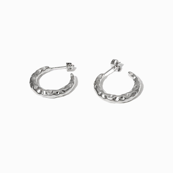 Brincos C 22x22mm BR1142 - Aço Inox Prateado