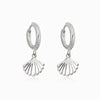 Brincos Concha BR1218 - Aço Inox Prateado