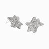 Brincos Estrela 23x21mm BR1140 - Aço Inox Prateado