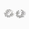 Brincos Farinha de Trigo 21x20mm BR1165 - Aço Inox Prateado