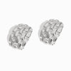Brincos Fashion 29x20mm BR1137 - Aço Inox Prateado