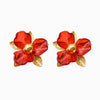 Brincos Flor 45x44mm BR1715A-MBE018 - Aço Inox e Resina