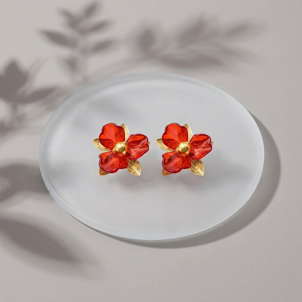 Brincos Flor 45x44mm BR1715A-MBE018 - Aço Inox e Resina_scene